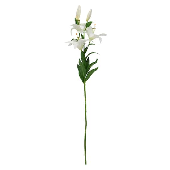 White Easter Lily Floral Spray
